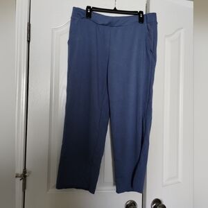 Secret Treasures Women's Cropped Blue Sleep Pants Sweatpants Size L NWOT